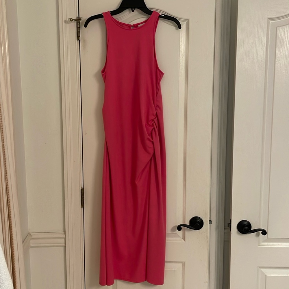 Target cotton hot pink ladies dress